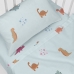 Set beddengoed HappyFriday HF Mini Dinosaur Multicolour Wieg voor baby's 2 Onderdelen