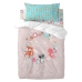 Duvet cover set HappyFriday Moshi Moshi Fantasy Multicolour Baby Crib 2 Pieces