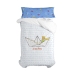 Set husă de pătură HappyFriday Le Petit Prince Navire Multicolor Pat 105 2 Piese