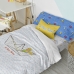 Set husă de pătură HappyFriday Le Petit Prince Navire Multicolor Pat 105 2 Piese