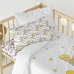 Parure de couette HappyFriday Le Petit Prince Ses Amis Multicouleur Lit de bébé 2 Pièces