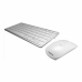 Teclado e Rato sem Fios Tacens Levis Combo V2 Branco Qwerty espanhol