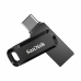 Ključ USB SanDisk Ultra Dual Drive Črna Črna/Srebrna 128 GB