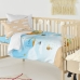 Täckslagsset HappyFriday Le Petit Prince Montgolfiere Multicolour Babysäng 2 Delar