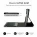 Bluetooth Klávesnice s Držákem na Tablet Subblim SUBKT3-BTL200 Černý Španělská Qwerty