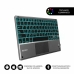 Bluetooth keyboard med tabletstøtte Subblim SUB-KBT-SMBT51 Grå Multifarvet Spansk qwerty QWERTY