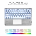 Teclado Bluetooth con Soporte para Tablet Subblim SUB-KBT-SMBT50 Plateado Qwerty Español QWERTY