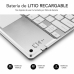 Teclado Bluetooth con Soporte para Tablet Subblim SUB-KBT-SMBT50 Plateado Qwerty Español QWERTY