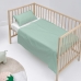 Bedding set HappyFriday BASIC KIDS Mint Baby Crib 2 Pieces