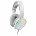 Auriculares com microfone para Vídeojogos Mars Gaming MHAXW RGB Branco