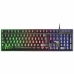 Tastatur med Gamingmus Mars Gaming MCPEXES Svart Spansk Qwerty QWERTY