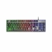 Teclado Gaming Mars Gaming MK220ES Preto Preto/Cinzento Qwerty espanhol