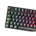 Игровая клавиатура Gaming Mars Gaming MKREVO PRO LED RGB Чёрный