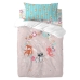 Parure de couette HappyFriday Moshi Moshi Fantasy Multicouleur Lit de bébé 2 Pièces