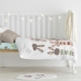 Комплект чехлов для одеяла HappyFriday Moshi Moshi Rabbit Family Разноцветный Детская кроватка 2 Предметы