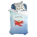 Комплект покривка за завивка HappyFriday Le Petit Prince Son Avion Многоцветен 80 легло 2 Части