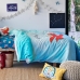 Комплект чехлов для одеяла HappyFriday Le Petit Prince Son Avion Разноцветный 80 кровать 2 Предметы