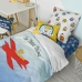 Dekbedovertrek set HappyFriday Le Petit Prince Son Avion Multicolour Bed van 80 2 Onderdelen