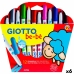 Conjunto de Canetas de Feltro Giotto BE-BÉ Multicolor (6 Unidades)