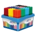 Conjunto de Canetas de Feltro Giotto Turbo Maxi School Multicolor (4 Unidades)