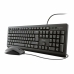 Teclado Trust Trust Preto Qwerty espanhol