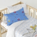 Parure de couette HappyFriday Le Petit Prince Navire Multicouleur Lit de bébé 2 Pièces