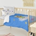 Dekbedovertrek set HappyFriday Le Petit Prince Accolade Multicolour Wieg voor baby's 2 Onderdelen