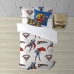 Husă de pilotă Superman Man of Steel Multicolor 175 Fire 220 x 220 cm