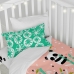 Set pokrivača za poplun HappyFriday Moshi Moshi Panda Garden Roza Dječji krevetić 2 Dijelovi