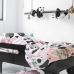 Dekbedovertrek set HappyFriday Moshi Moshi Panda Garden Roze Bed van 80 2 Onderdelen