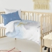 Dekbedovertrek set HappyFriday Le Petit Prince Univers Multicolour Wieg voor baby's 2 Onderdelen