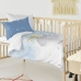 Duvet cover set HappyFriday Le Petit Prince Univers Multicolour Baby Crib 2 Pieces