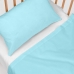 Set beddengoed HappyFriday BASIC KIDS Blauw Wieg voor baby's 2 Onderdelen