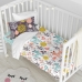 Täckslagsset HappyFriday Moshi Moshi Woodland Multicolour Babysäng 2 Delar