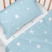 Komplet posteljnine HappyFriday Basic Kids Little star Modra Otroška posteljica 2 Kosi