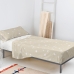 Juego de Sábanas HappyFriday Basic Kids Little star Beige Cama de 80/90 2 Piezas