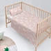 Bedding set HappyFriday Basic Kids Clouds Pink Baby Crib 2 Pieces