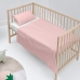 Set beddengoed HappyFriday BASIC KIDS Licht Roze Wieg voor baby's 2 Onderdelen