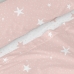 Prešívané obliečky bez výplne HappyFriday Basic Kids Little star Ružová 80/90 cm posteľ 2 Kusy