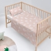 Set beddengoed HappyFriday Basic Kids Clouds Roze Wieg voor baby's 2 Onderdelen