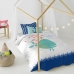 Комплект покривка за завивка HappyFriday Moshi Moshi Whale Многоцветен 80 легло 2 Части
