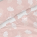 Set di Lenzuola HappyFriday Basic Kids Clouds Rosa Singolo 2 Pezzi