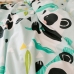 Duvet cover set HappyFriday Moshi Moshi Panda Garden Blue Blue Single 2 Pieces