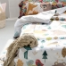 Dekbedovertrek set HappyFriday Moshi Moshi Harvestwood Multicolour Bed van 80/90 2 Onderdelen