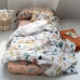 Dekbedovertrek set HappyFriday Moshi Moshi Harvestwood Multicolour Bed van 80/90 2 Onderdelen