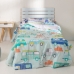 Duvet cover set HappyFriday Moshi Moshi Holidays Multicolour Single 2 Pieces