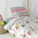 Parure de couette HappyFriday Moshi Moshi Cute Llamas Multicouleur Lit 1 persone 2 Pièces