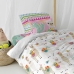 Σετ κάλυμμα παπλώματος HappyFriday Moshi Moshi Cute Llamas Πολύχρωμο Kρεβάτι 80 εκ 2 Τεμάχια