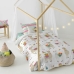 Duvet cover set HappyFriday Moshi Moshi Cute Llamas Multicolour Single 2 Pieces