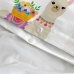 Conjunto de capa de edredom HappyFriday Moshi Moshi Cute Llamas Multicolor Solteiro 2 Peças